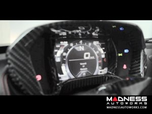 Alfa Romeo 4C Carbon Fiber Instrument Gauge Trim